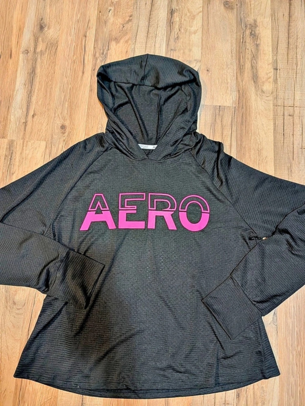 Aero Sport hoodie Sport Hoodie Black Pink XL